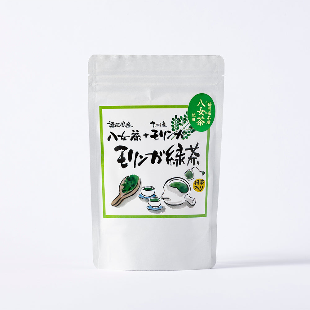 Omamori モリンガ緑茶 福岡県産 八女茶 抹茶 ブレンド 健康茶