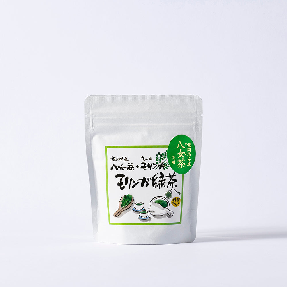 Omamori モリンガ緑茶 福岡県産 八女茶 抹茶 ブレンド 健康茶