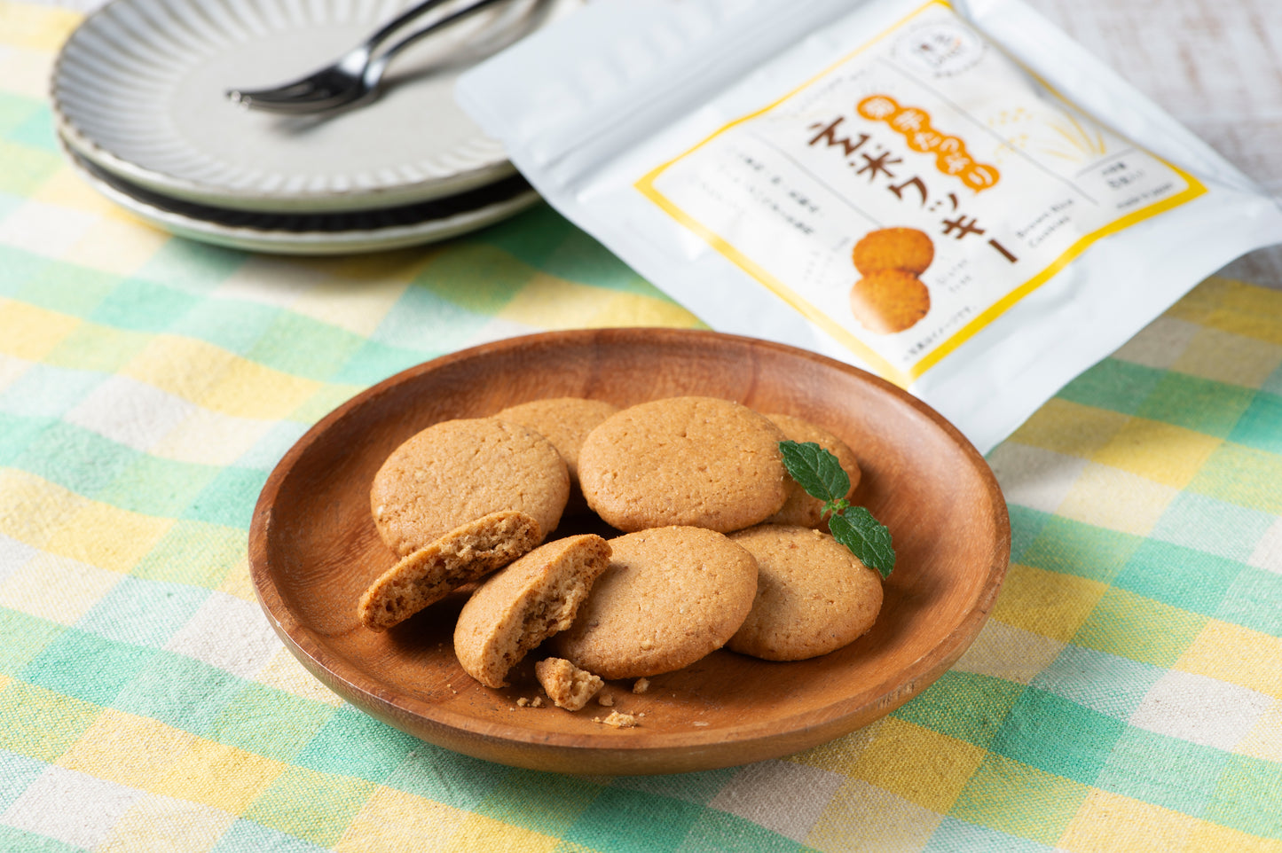 イヌリン 菊芋たっぷり玄米クッキー 白ごまきなこ 8個(約40g)グルテンフリー 卵 乳製品 白砂糖不使用 博多Dietシリーズ