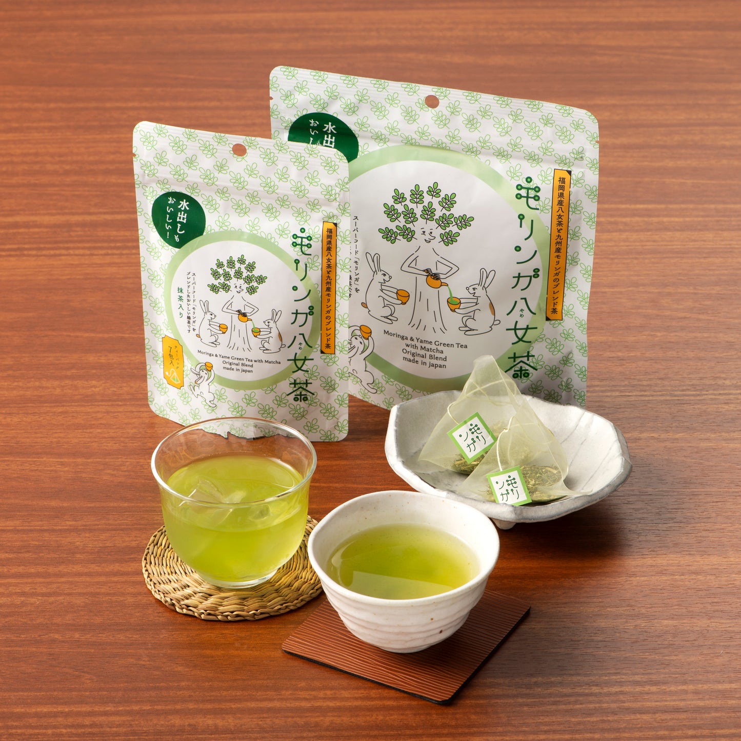 Omamori モリンガ八女茶 福岡県産 抹茶 ブレンド 健康茶