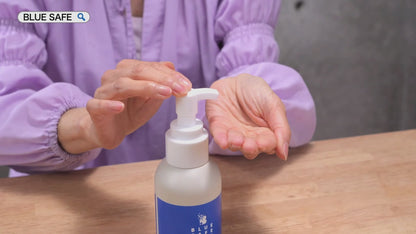 BLUE SAFE ドライスキンウォッシュ 天然 温泉水99 大豆脂肪酸 筑後産クロレラ配合 ホウショウ（芳樟）の香り